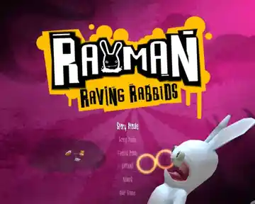 Rayman Raving Rabbids (USA) screen shot title